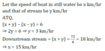 Boats and Streams – Concept, Formula, and Practice Questions