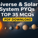Universe and Solar System PYQs