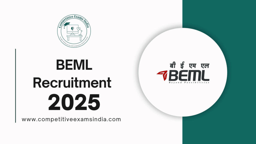 BEML Recruitment 2025 Notification