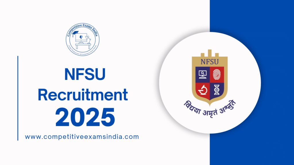 NFSU Recruitment 2025
