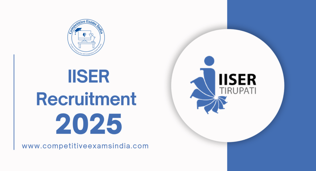 IISER Tirupati Recruitment 2026