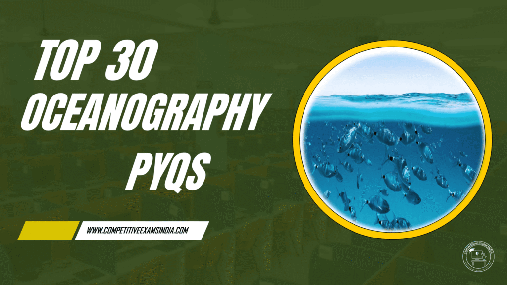 Oceanography PYQs