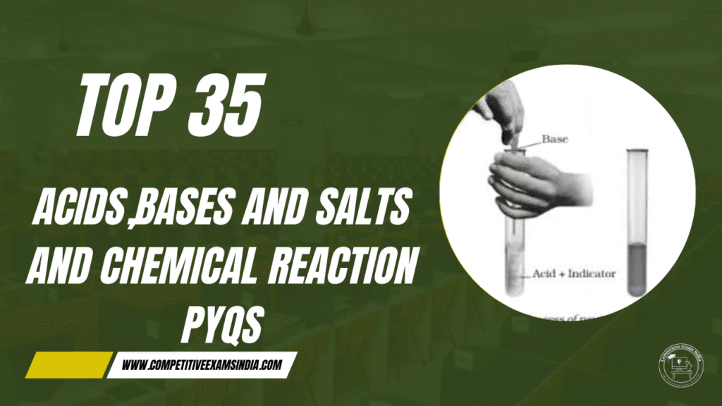 Acids Bases and Salts PYQs