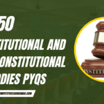 Constitutional and Non-Constitutional Bodies PYQs