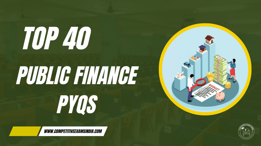 Public Finance PYQs