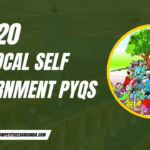 Local Self Government PYQs