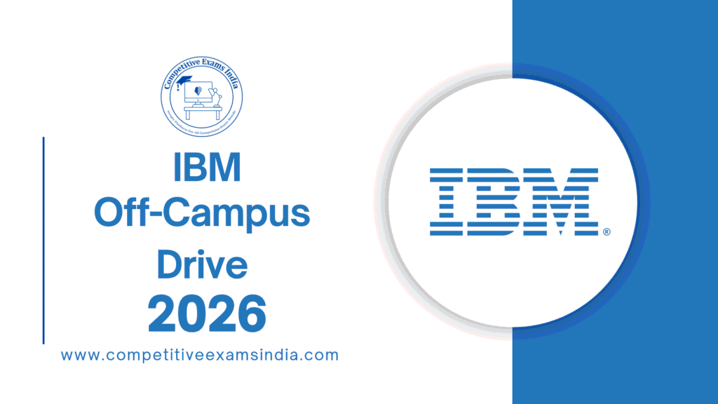 IBM Off Campus Drive 2026 for Freshers, Interns (2024–2026 Batch) | Apply Online IBM Off Campus Drive 2026