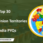 States and Union Territories of India PYQs