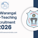 NIT Warangal Non-Teaching Recruitment 2026
