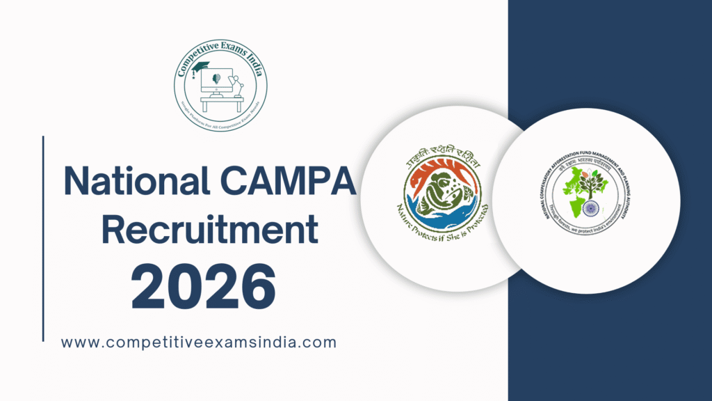 National CAMPA Young Professional Recruitment 2026