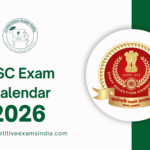 SSC Exam Calendar 2026
