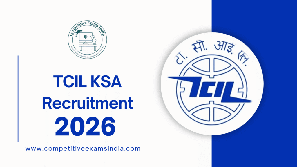 TCIL KSA Recruitment 2026
