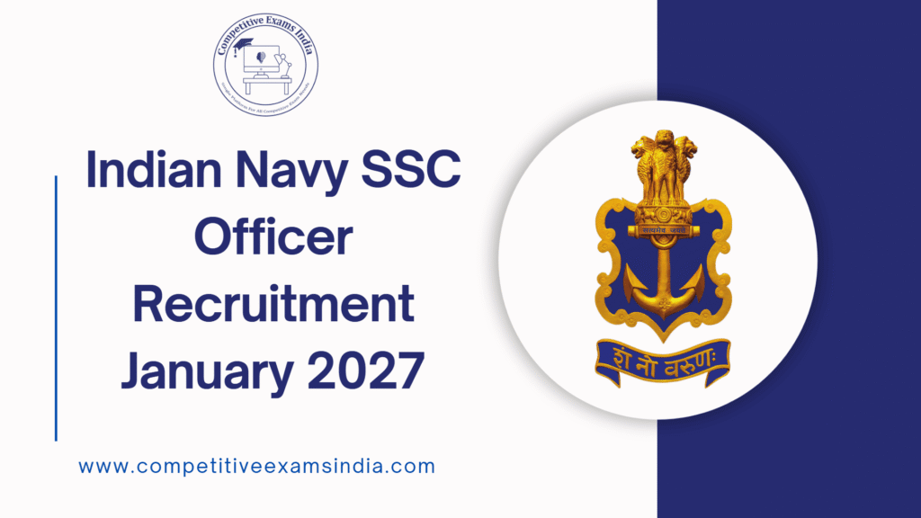 Indian Navy SSC Officer Recruitment January 2027
