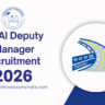 NHAI Deputy Manager Recruitment 2026