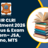 CSIR CLRI Recruitment 2026 Syllabus & Exam Pattern