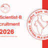 Central Silk Board Scientist-B Recruitment 2026