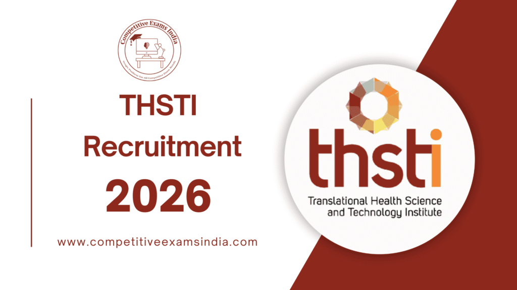 THSTI Recruitment 2026
