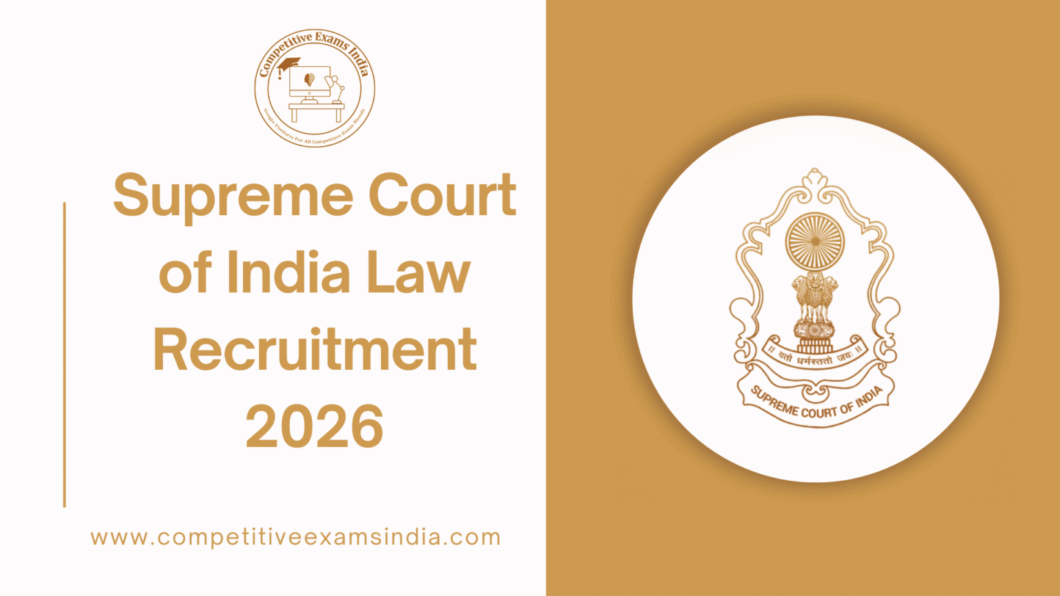 Supreme Court of India Law Clerk Recruitment 2026 | Apply Online for 90 ...
