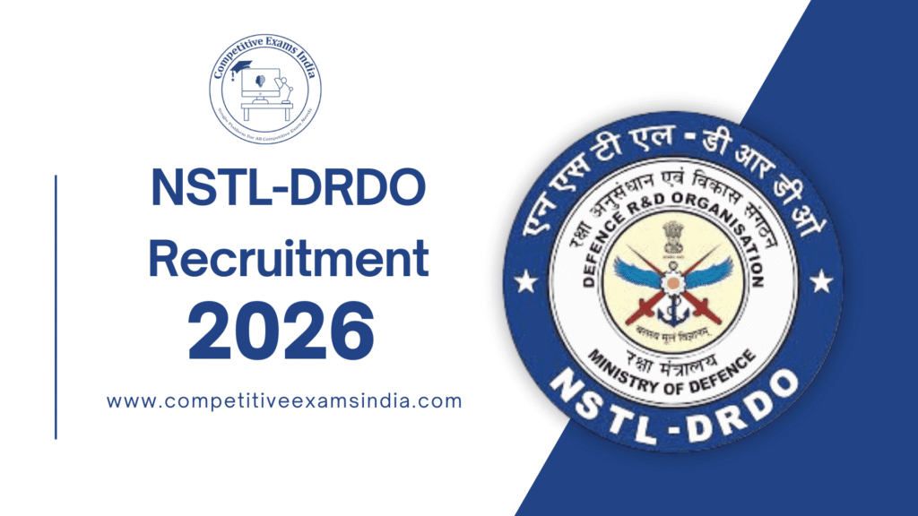 DRDO NSTL JRF Recruitment 2026
