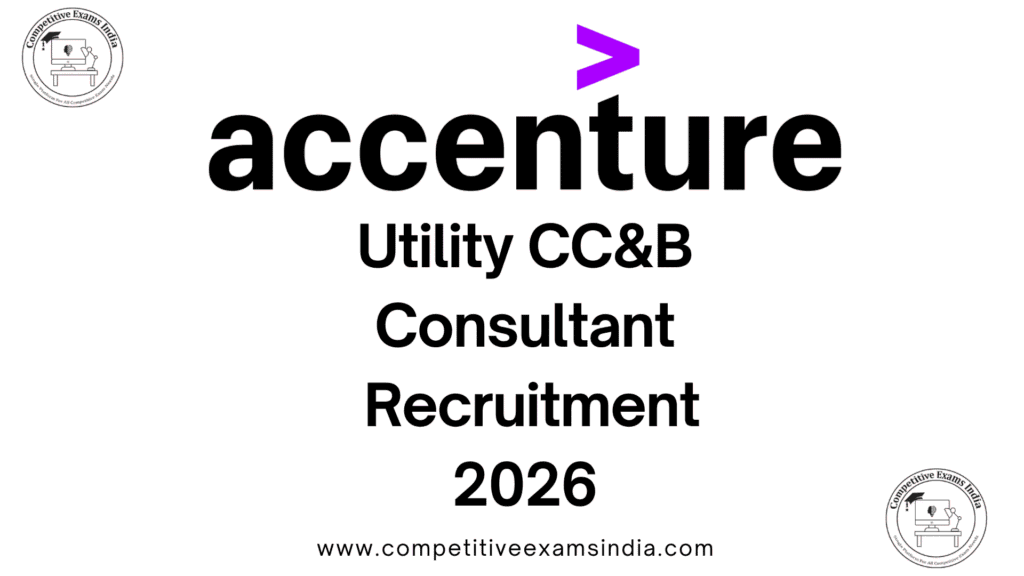 Accenture Utility CC&B Consultant 2026