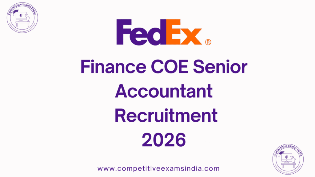 FedEx Finance COE Senior Accountant 2026