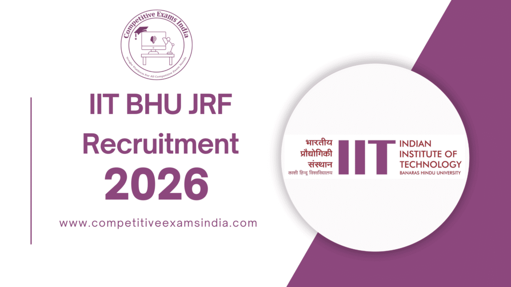 IIT BHU JRF Recruitment 2026
