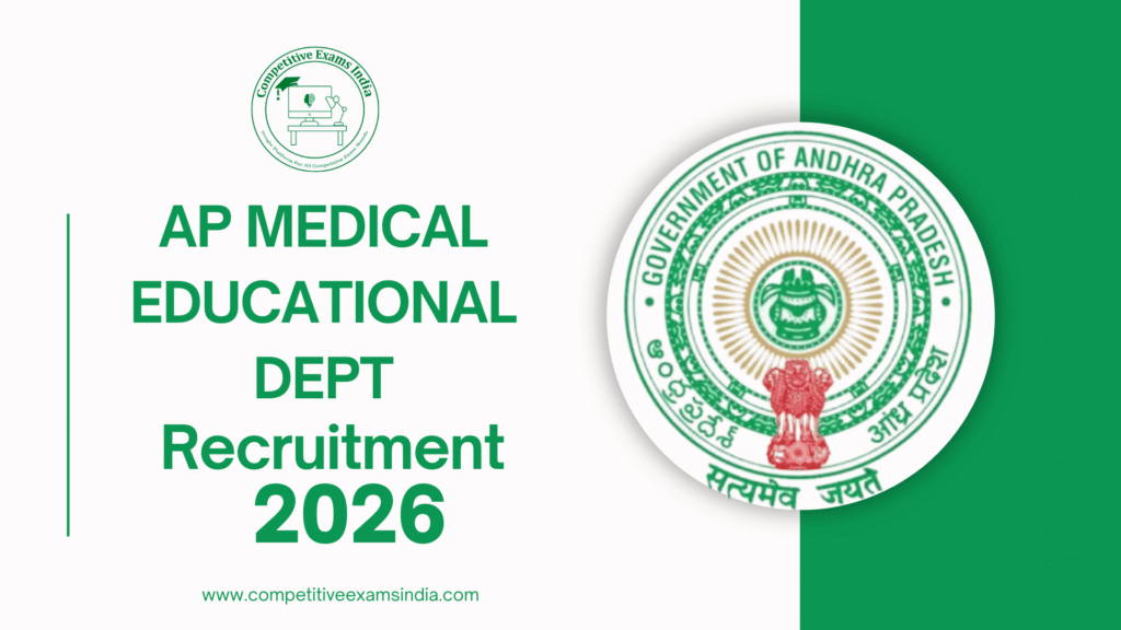 AP Medical Education Outsourcing Recruitment 2026 Notification – 24 Nursing Orderly, GDA & Stretcher Bearer Posts AP Medical Education Outsourcing Recruitment 2026