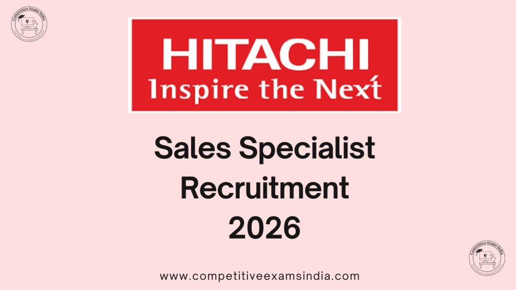 Hitachi Energy Recruitment 2026 – Sales Specialist( Gas isolated Switchgear) – Chennai Hitachi Energy Recruitment 2026