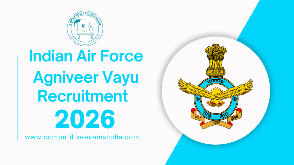Indian Air Force Agniveer Vayu Recruitment 2026 | Apply Online for Intake 01/2027 Under Agnipath Scheme Indian Air Force Agniveer Vayu Recruitment 2026