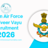 Indian Air Force Agniveer Vayu Recruitment 2026