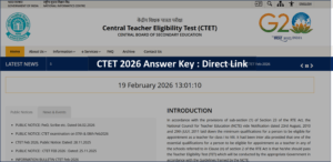 CTET 2026 Answer Key