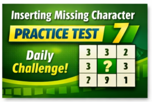 Free Online Inserting Missing Character Practice Test 7