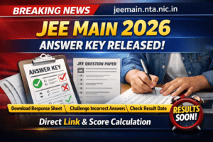 JEE Main 2026 Answer Key