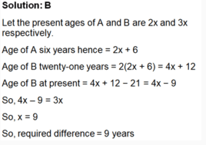 Problems on Ages Practice Test 1