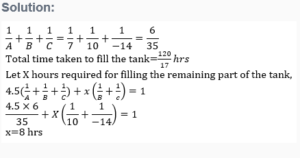 Pipes and Cisterns Practice Test 2