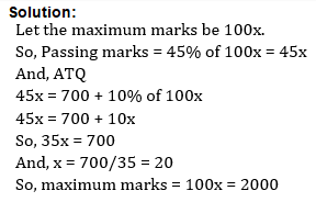 Percentages Practice Test 1