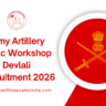Army Artillery Static Workshop Devlali Recruitment 2026