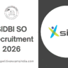 SIDBI Specialist Officers Recruitment 2026