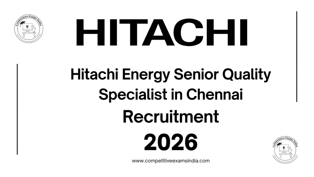 Hitachi Energy Senior Quality Specialist
