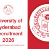 University of Hyderabad Recruitment 2026