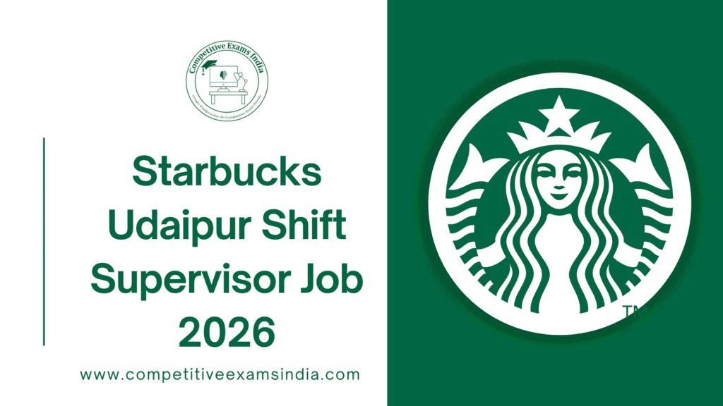 Starbucks Udaipur Shift Supervisor Job