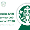 Starbucks Shift Supervisor Job– Hyderabad
