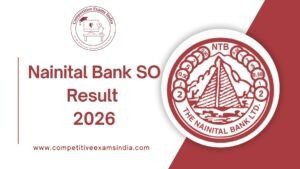 Latest Results Nainital Bank SO Result 2026