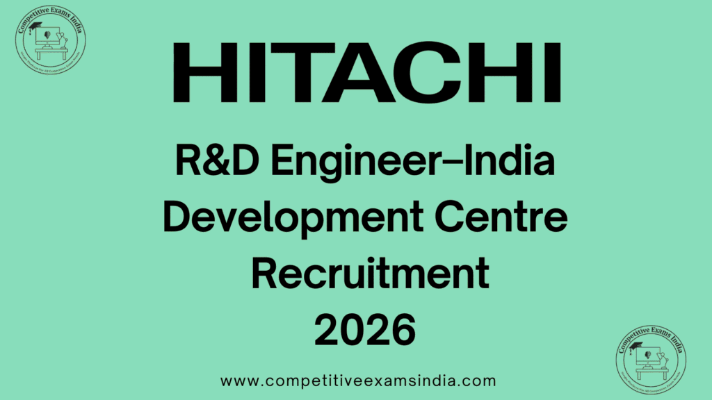 R&D Engineer–India Development Centre(Hitachi Energy)