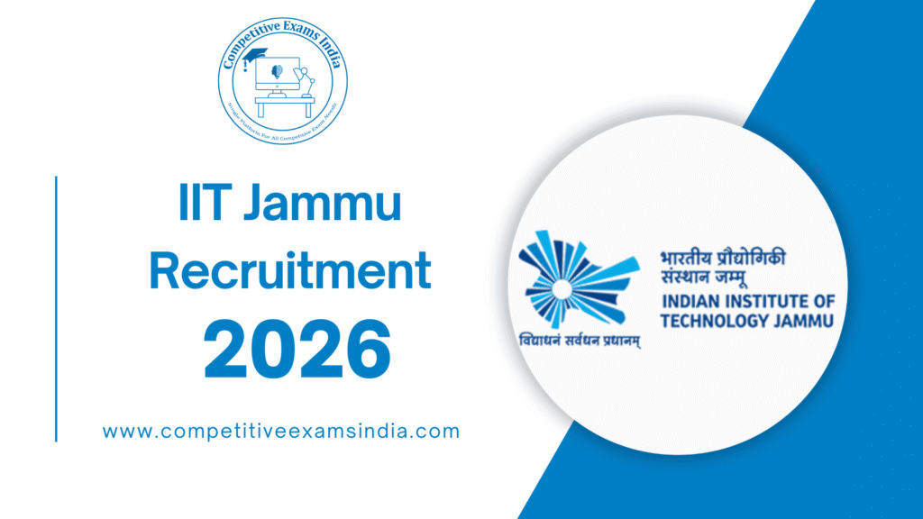 IIT Jammu JRF Recruitment 2026