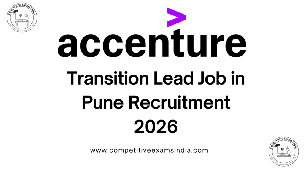 Accenture Transition Lead Job in Pune 2026
