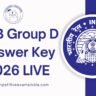 RRB Group D Answer Key 2026