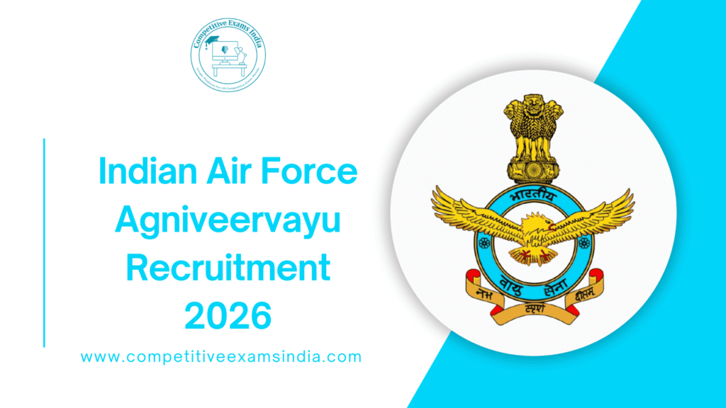 Indian Air Force Agniveervayu Non-Combatant Recruitment 2026