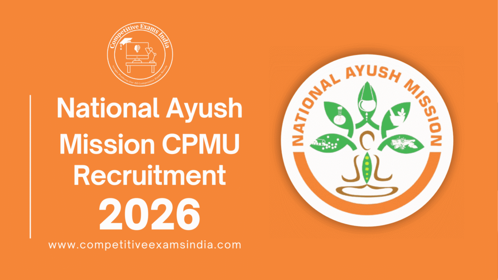 National Ayush Mission CPMU Recruitment 2026