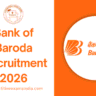 Bank of Baroda Recruitment 2026